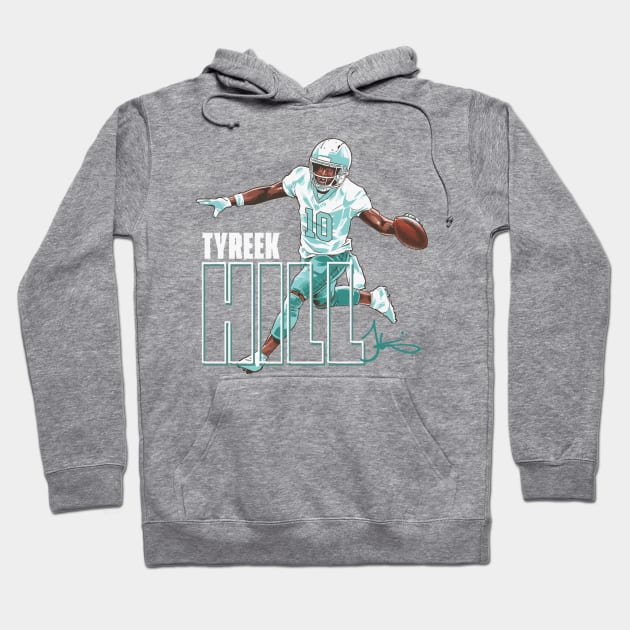 Tyreek Hill Miami Stance Hoodie by ClarityMacaws